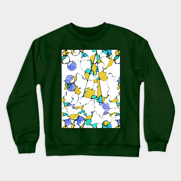 Upload Dreamland seamless pattern Crewneck Sweatshirt by ozav